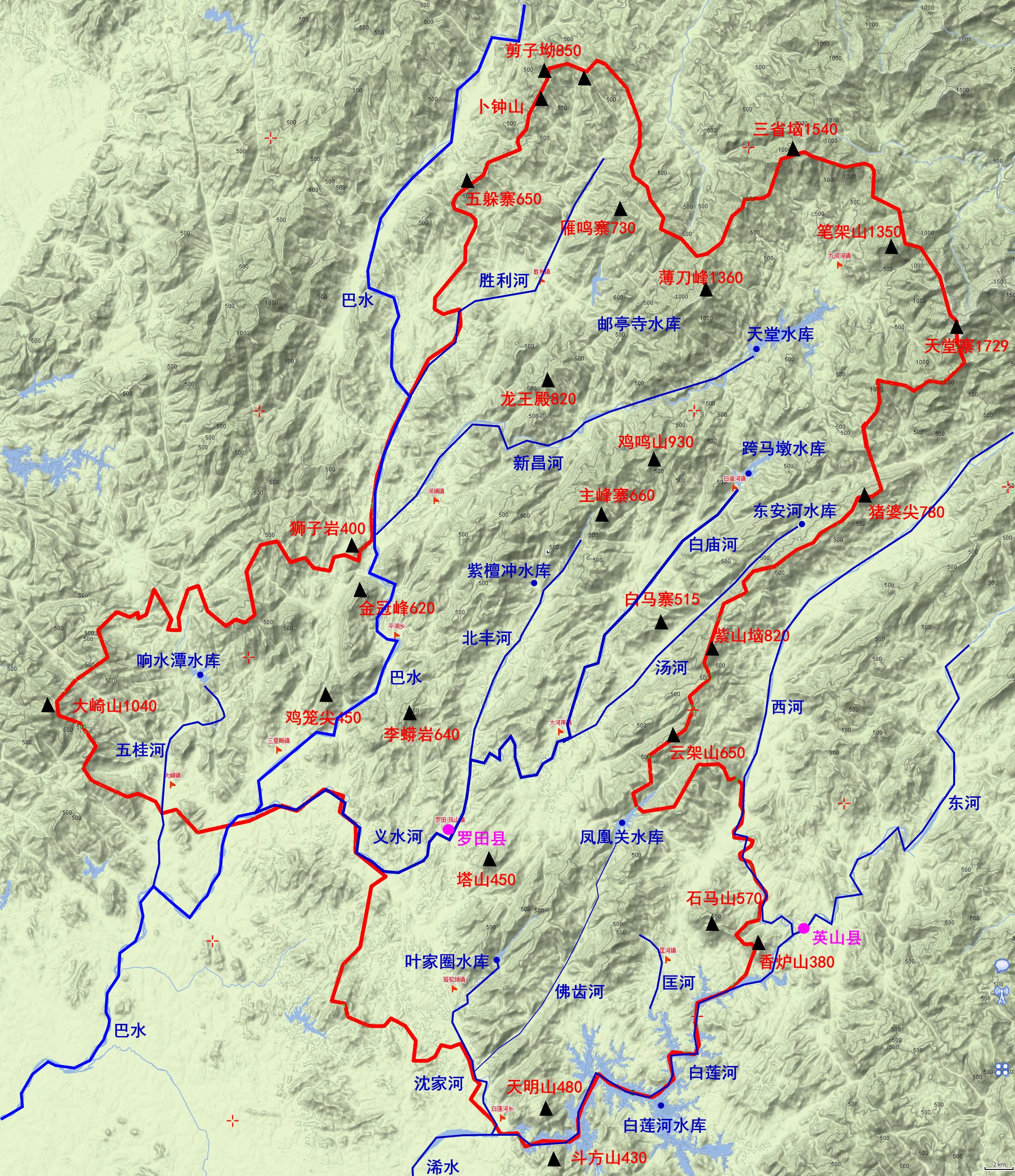 罗田地形裸图1水系.jpg