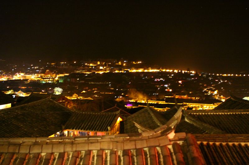 夜色大研古镇